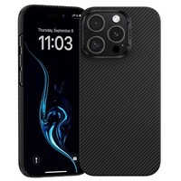 Ультратонкий карбоновый чехол Benks Armor Air Case Kevlar 600D черный для Apple iPhone 16 Pro