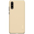 Пластиковый чехол с пленкой Nillkin Super Frosted Shield Золотой для Huawei P20(#1)
