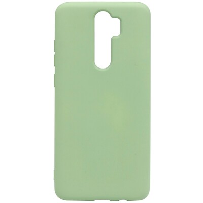 Силиконовый чехол Silicone Case салатовый для Xiaomi Redmi Note 8 Pro(1)