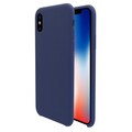 Чехол бампер Nillkin Flex Pure Case Синий для Apple iPhone Xs(#3)