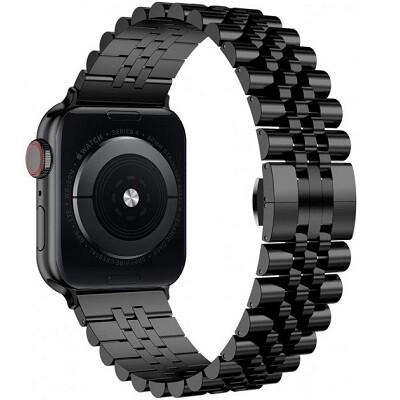 Металлический ремешок Rolex Metal Band черный для для Apple Watch Series  49/45/44/42mm(2)