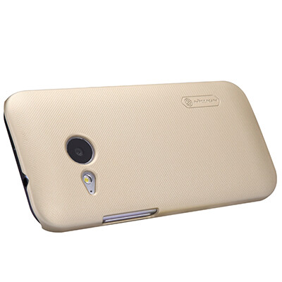 Пластиковый чехол Nillkin Super Frosted Shield Gold  для HTC One M8 mini 2(3)