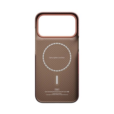 Кевларовый чехол с Magsafe Pitaka Edge Case Over The Horizon 2.0 Autumn Dusk для Apple iPhone 18 Pro(3)