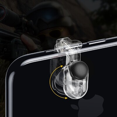 Игровой контроллер для смартфонов Baseus Red-Dot Mobile Game (Black/Transparent) ACHDCJ-02(4)