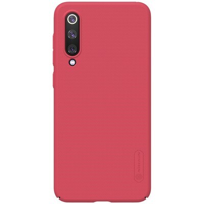 Пластиковый чехол с подставкой Nillkin Super Frosted Shield Красный для Xiaomi Mi9 SE(1)