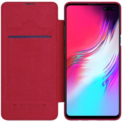 Кожаный чехол Nillkin Qin Leather Case Красный для Samsung Galaxy S10 5G(3)