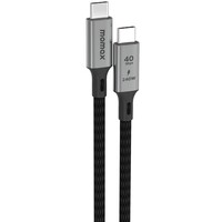 Кабель Momax USB 4.0 DC39D USB-C to USB-C 240W 1m черный