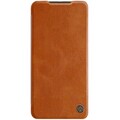Кожаный чехол Nillkin Qin Leather Case Коричневый  для Xiaomi 12 Lite(#1)