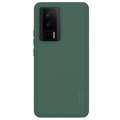 Пластиковый чехол Nillkin Super Frosted Shield Pro Зеленый для Xiaomi Poco F5 Pro(#1)
