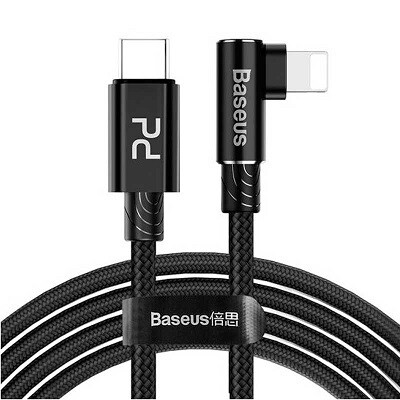 Кабель Baseus MVP Elbow Type-C to iP Cable PD 18W (CATLMVP-A01)(1)