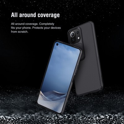 Чехол-накладка Nillkin CamShield Синяя для Xiaomi 11 Lite(5)