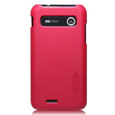 Пластиковый чехол Nillkin Super Frosted Shield Red для Lenovo A698t(1)