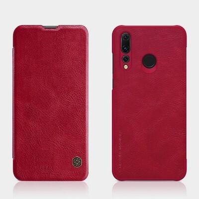 Кожаный чехол Nillkin Qin Leather Case Красный для Huawei P Smart Plus 2019(4)