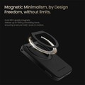 Кардхолдер с функцией подставки и защитой от RFID Nillkin FiberMate Magnetic Wallet Stand оранжевый(#8)