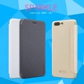 Полиуретановый чехол книга Nillkin Sparkle Leather Case Black для OnePlus 5(#5)