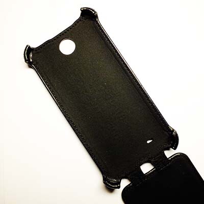 Кожаный чехол Armor Case Black для HTC Desire 301/Zara mini(3)