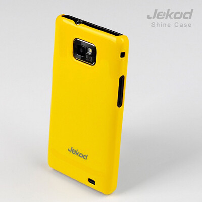 Пластиковый чехол накладка Jekod Yellow для Samsung i9100 Galaxy S2(2)