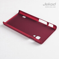 Пластиковый чехол накладка Jekod Cool Case Red для LG Optimus G E975