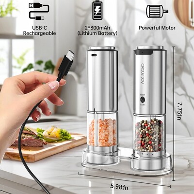 Электрические мельницы для соли и перца Circle Joy Nova Electric Grinder Set (CJ-EG11)(3)