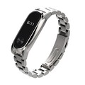 Металлический ремешок к Mi Band 2 Stailess Steel серебристый для Xiaomi(#1)