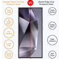 Противоударное защитное стекло SupGlass XC-11 Tempered Glass Super Hardness для Samsung Galaxy S24 Ultra(#2)