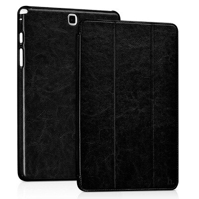 Кожаный чехол HOCO Crystal leather Case Black для Samsung Galaxy Tab A 9.7 SM-T555(1)