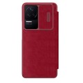 Кожаный чехол Nillkin Qin Pro Leather Case Красный для Xiaomi Poco F4(#2)