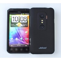 Пластиковый чехол накладка Jekod Black для HTC EVO 3D