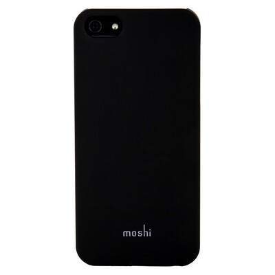 Пластиковый чехол накладка Moshi Black для Apple iPhone 5/5s/SE(1)
