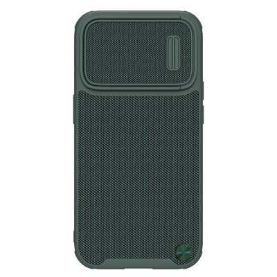 Чехол пластиной Magsafe Nillkin Textured S Magnetic Case Зеленый для Apple iPhone 14 Pro Max(1)