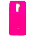 Силиконовый чехол Silicone Case ярко-розовый для Xiaomi Redmi Note 8 Pro(#1)