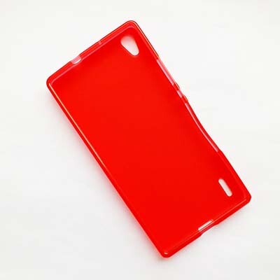 Силиконовый чехол Becolor Red Mat для Huawei Ascend P7(2)