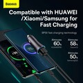 Автомобильное зарядное устройство в прикуриватель Baseus Dual Fast Charger Car 60W USB+USB (CGJM000013)(#5)