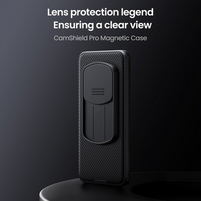 Чехол-накладка Nillkin CamShield Pro Черная для Huawei Honor Magic 7 Pro(7)