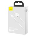 Кабель Baseus Superior Series Fast Charging Lightning 2.4A 1м  (CALYS-A02) белый(#6)