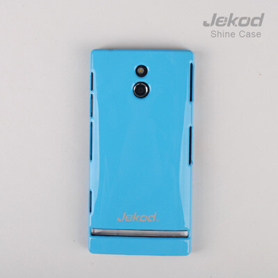 Пластиковый чехол накладка Jekod Blue для Sony Xperia P LT22i(1)
