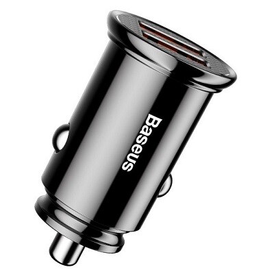 Автомобильное зарядное устройство Baseus Circular Plastic Car Charger 2 USB 30W (CCALL-YD01) черный(2)