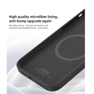 Силиконовый чехол Mutural Karen Series Liquid Silicone Magsafe Phone Case песочный для Apple iPhone 16(3)