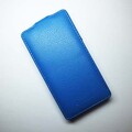 Кожаный чехол Armor Case Blue для Sony Xperia Z1 mini/Compact(#1)