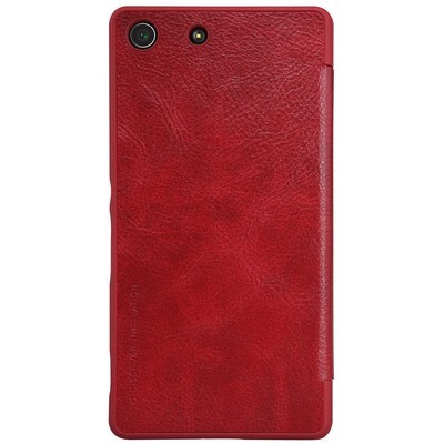 Кожаный чехол Nillkin Qin Leather Case Red для Sony Xperia M5(2)