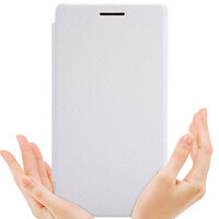 Полиуретановый чехол Nillkin Sparkle Leather Case White для Nokia Lumia 930