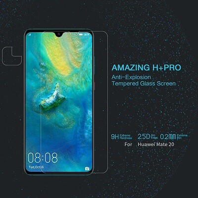 Противоударное защитное стекло с пленкой на камеру Nillkin Amazing H+PRO Anti Explosion для Huawei Mate 20(2)