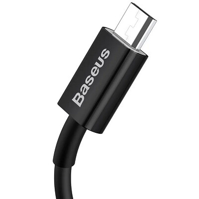 Кабель Baseus CAMYS-01 Superior Series Fast Charging Data Cable USB to Micro USB 2A 1m черный(2)