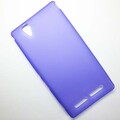 Силиконовый чехол Becolor Purple Mat для Sony Xperia T2 Ultra Dual(#1)