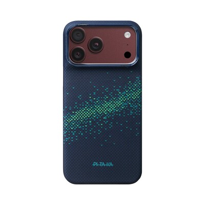 Кевларовый чехол с Magsafe Pitaka Edge Case Milky Way Galaxy 2.0 Nearfield Blue для Apple iPhone 18 Pro(1)