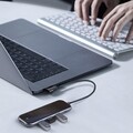 Baseus Multi-functional HUB (Type-C to 3xUSB3.0+HD4K+PD) (CAHUB-BZ0G)(#3)