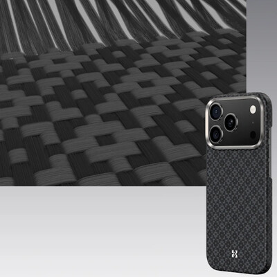 BENKS ArmorAir ArmorGrid Phone case Built with Kevlar черный для Apple iPhone 17 Pro Max(8)