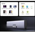 Док-станция UGREEN CM498-15375 9 в 1 USB-C - 2xUSB-A 3.0, 2xUSB-C, HDMI v2.0 4K 60Hz, LAN 1Gbit, SD/TF, PD 100W(#3)