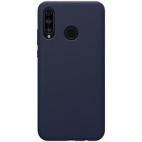 Силиконовый чехол-накладка Nillkin Flex Pure Case Синий для Huawei P30 Lite
