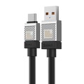 Кабель Baseus CoolPlay Series Fast Charging Cable USB to Type-C 100W 2m (CAKW000701) черный(#3)